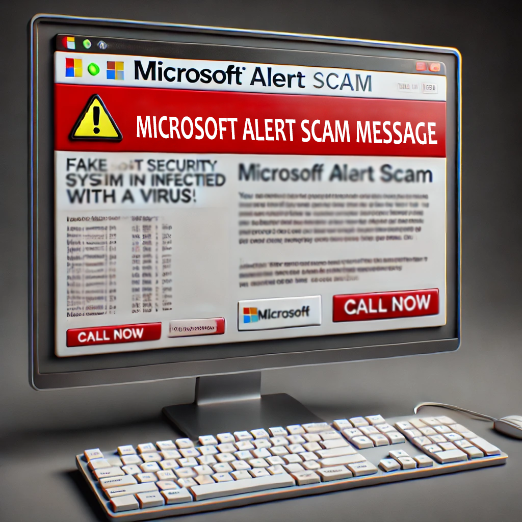 Microsoft Alert Scam Message