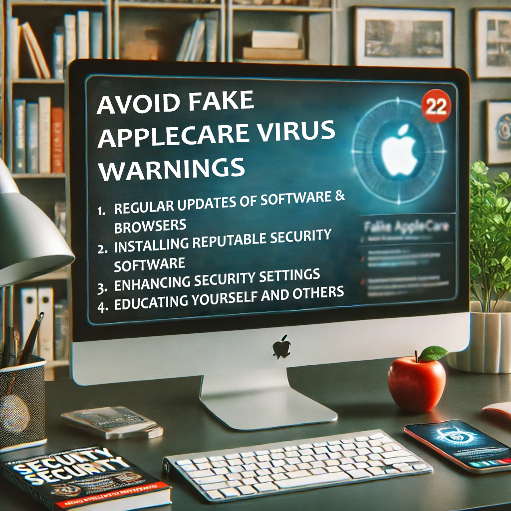 Preventive Measures to Avoid Fake AppleCare Virus Warnings