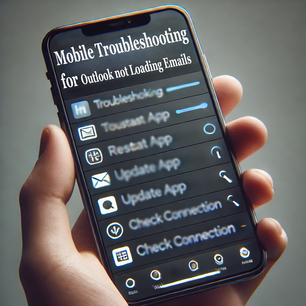 Mobile Troubleshooting for Outlook not Loading Emails