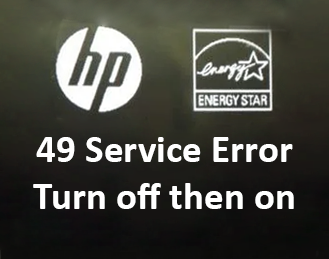 What is HP 49 Service Error